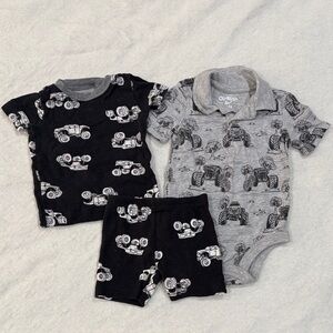Carter's Monster Truck Outfit Bundle 9M